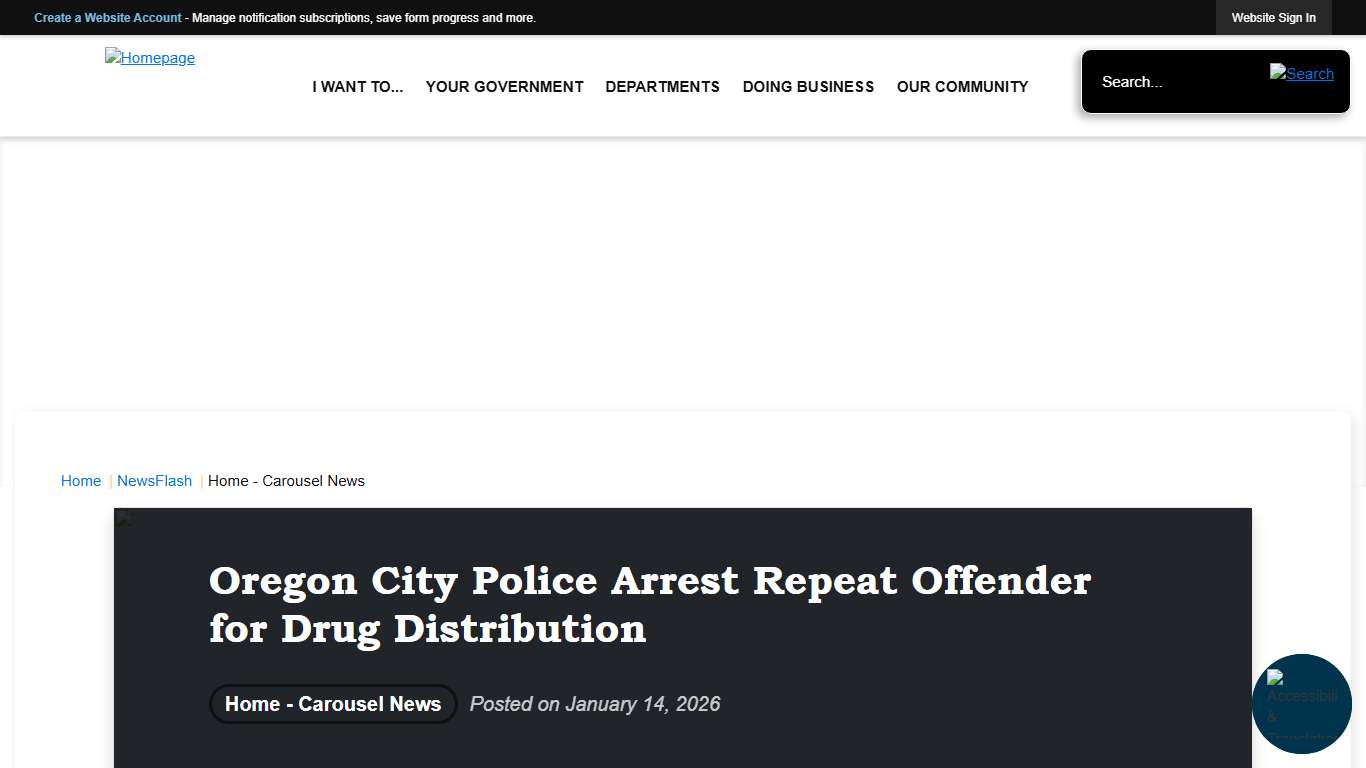 Oregon City Police Arrest Repeat Offender for Drug Distribution • Oregon City, OR